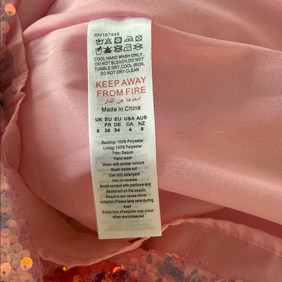 Pink Sequin Star Skirt, 4 - Picture 4 of 4